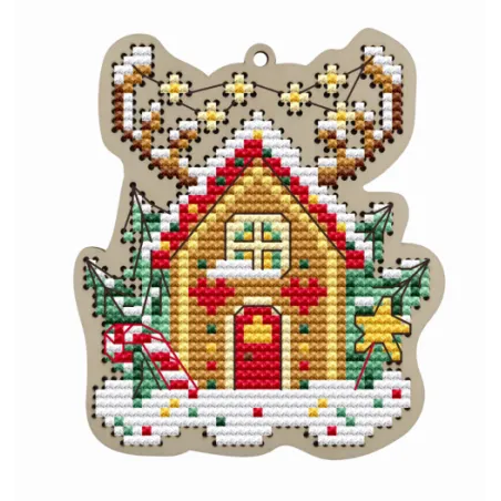 Maison de Noël douillette KF022/90