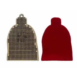 Maison de Noël rouge KF022/92
