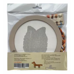 Милая собака (деревянная основа с рамкой) KF058/7