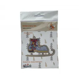 Patin de Noël Gris KF022/7-5