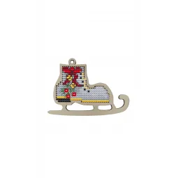 Patin de Noël Gris KF022/7-5