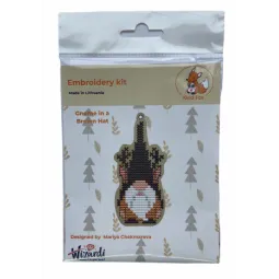 Gnome dans un chapeau marron KF022/81