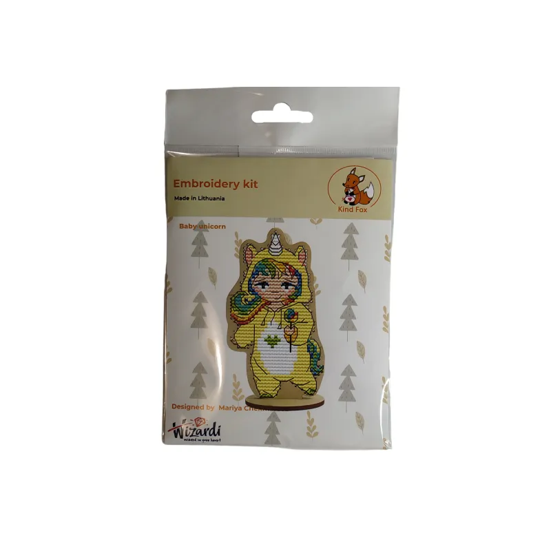 Siuvinėjimo rinkinys Baby vienaragis KF022/122