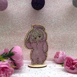 Siuvinėjimo rinkinys 3 triušiukas KF022/123