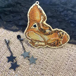 Kit de broderie Chaussures Léopard KF022/140