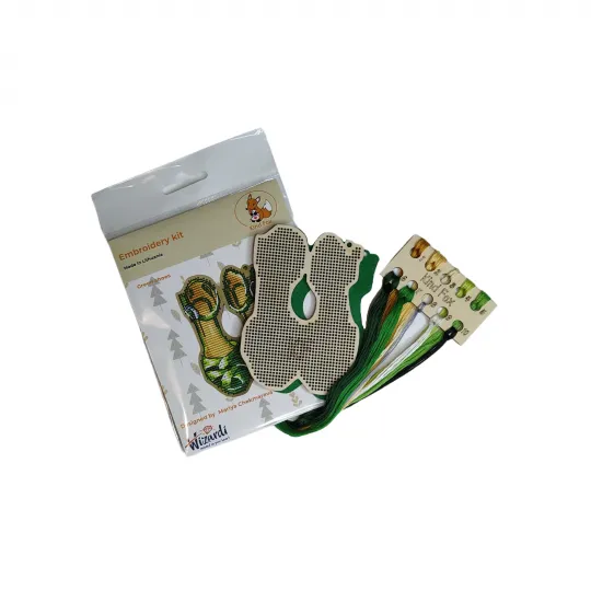 Embroidery Kit Green shoes KF022/141