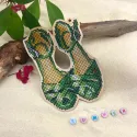 Embroidery Kit Green shoes KF022/141