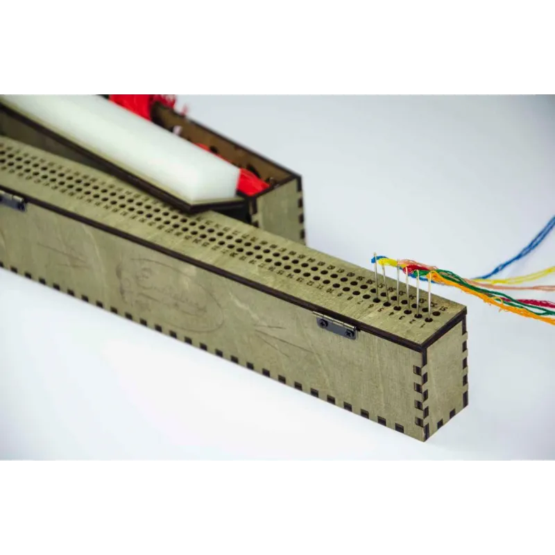 Organizer for needles on a wooden base. Carpathian spruce, 100 holes  OG-002