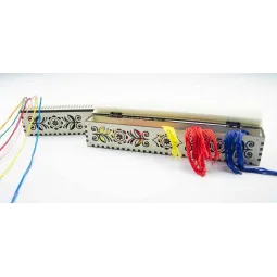 Органайзер для игл на деревянной подставке. Слоновая кость, 100 отверстий OG-003