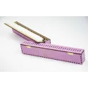 Organizer for needles on a wooden base. Lavander, 60 holes OG-062