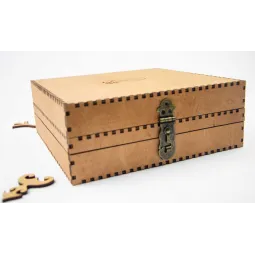 Органайзер для иголок на деревянной основе. Орех, 210 отверстий OG-064