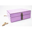 Organizer for needles on a wooden base. Lavander, 210 holes OG-067