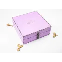 Organizer for needles on a wooden base. Lavander, 210 holes OG-067