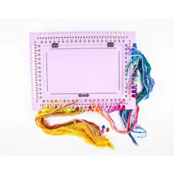 Organizer für Nadeln auf Holzsockel. Lavendel, 66 Löcher OG-079