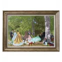 Kreuzstich-Set "Frühstück im Grünen" 55,6 × 83,3 cm S/MK057