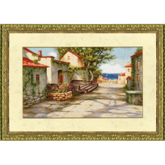 Cross stitch kit "Road to the Sea" 22.85 x 38.2 cm S/DL036