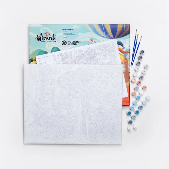 (SALE) Paint by numbers kit. T003 Be free 40*50