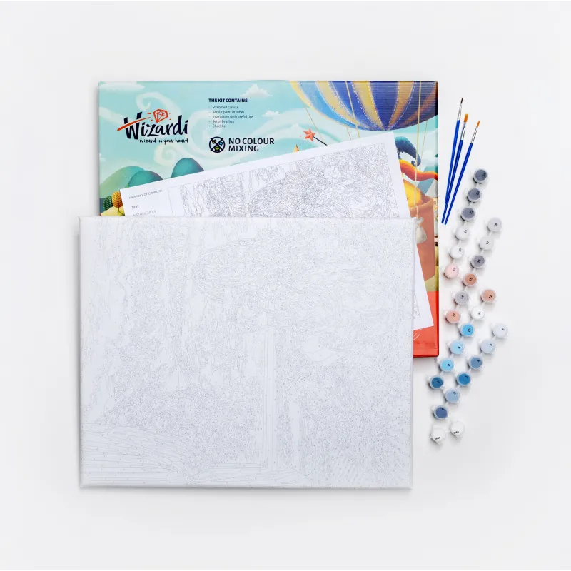 (VENTE) Kit de peinture par numéros. T003 Soyez libre 40*50