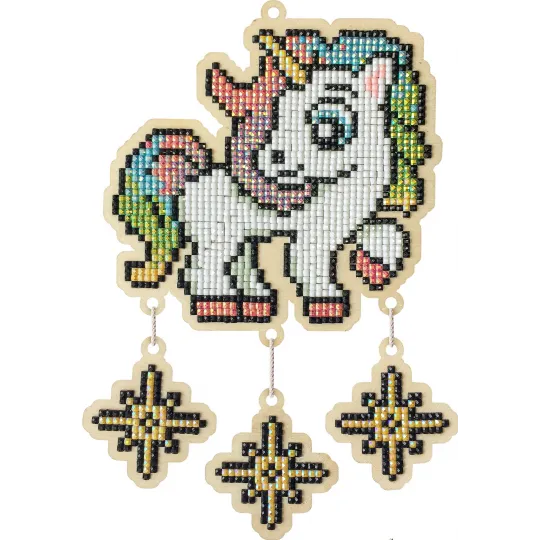 Attrape-rêves - Licorne arc-en-ciel WWP0504