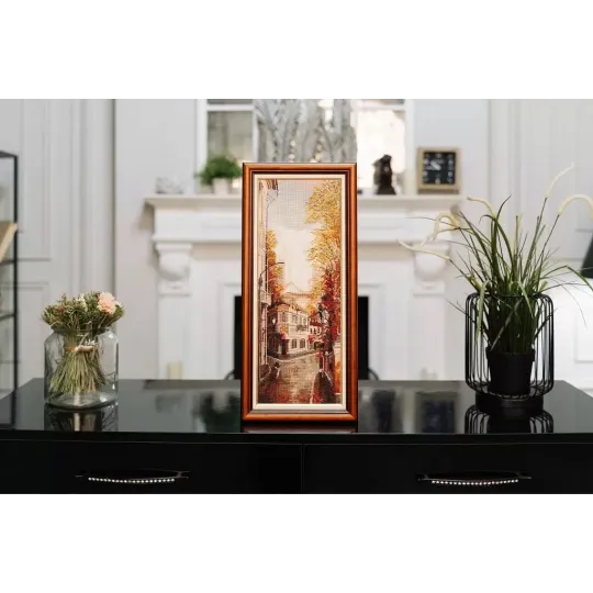 Набор для вышивания крестиком "Западная улица" 40.8×14.8 см S/GM050