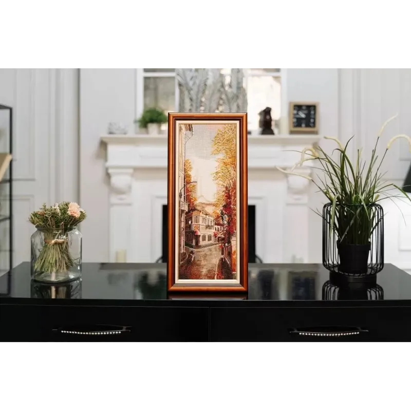 Набор для вышивания крестиком "Западная улица" 40.8×14.8 см S/GM050