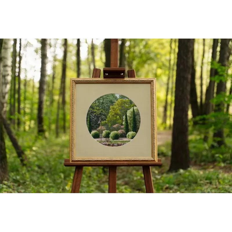 Набор для вышивания крестом "Летний парк" 31.7×31.7 cm S/VM037