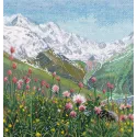 Cross stitch kit "Flowers in the mountains" S1575