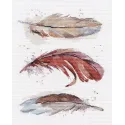 Cross stitch kit "Feathers" S1576