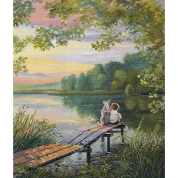 Cross stitch kit "Carefree childhood" S1577
