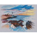 Cross stitch kit "Sunset palette" S1579