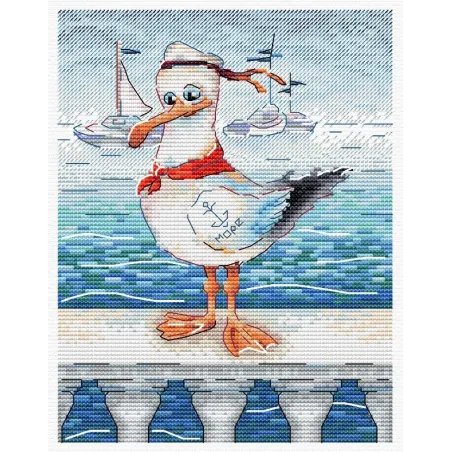 Cross stitch kit "Brave Sailor" SM-748