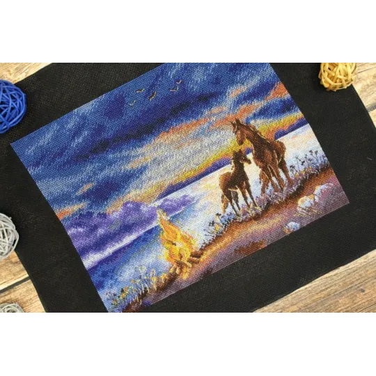 Cross stitch kit "Summer night" SNV-819