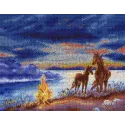 Cross stitch kit "Summer night" SNV-819