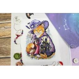 Cross stitch kit "Mysterious place" SNV-842