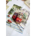 Cross stitch kit "Old tram" SNV-884