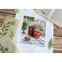 Cross stitch kit "Old tram" SNV-884