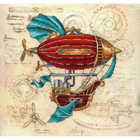 Cross stitch kit "Fantastic airship" SRK-854