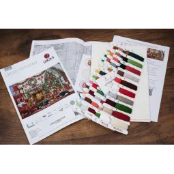 Gezählter Kreuzstichpackung "Gemütlicher Kamin" 49x33cm SBU5041