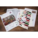 Counted cross stitch kit "Cosy Fireplace" 49x33cm SBU5041