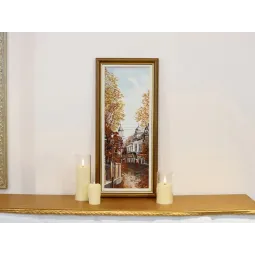 Zählmuster-Kreuzstich-Set "Central Street" 14.8x40.8 cm S/GM055