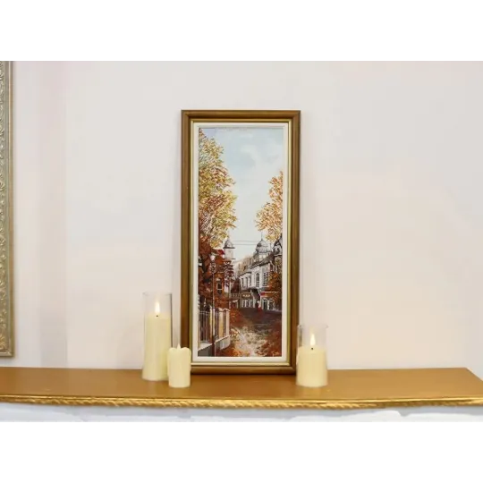 Zählmuster-Kreuzstich-Set "Central Street" 14.8x40.8 cm S/GM055