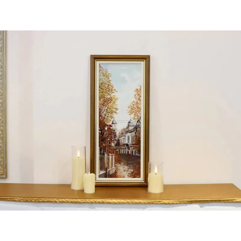 Набор для счетного креста "Центральная улица" 14,8x40,8 см S/GM055