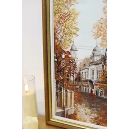Counted cross stitch kit "Central Street" 14.8x40.8 cm S/GM055