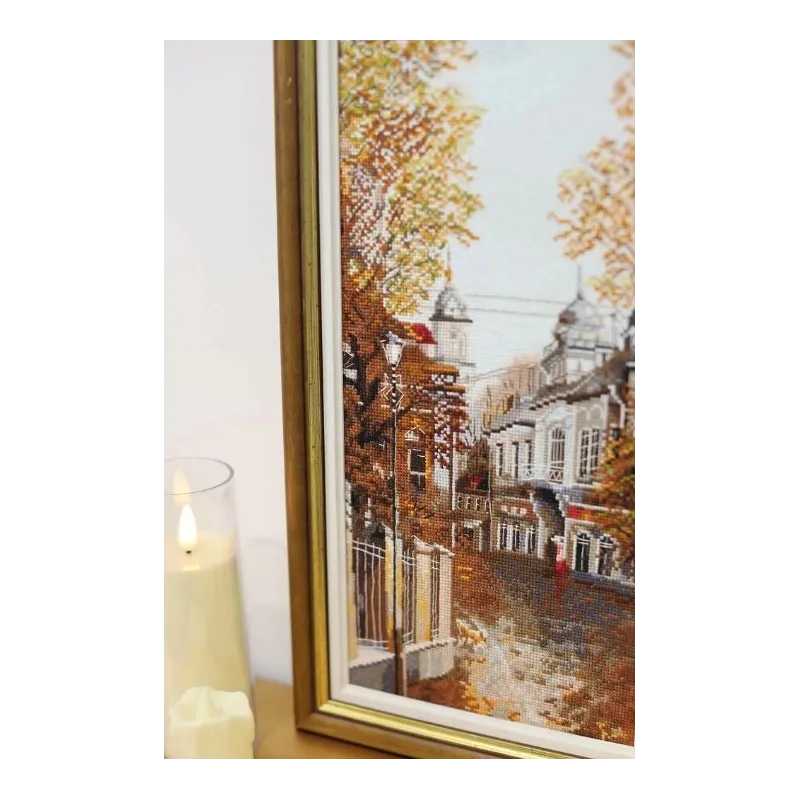 Набор для счетного креста "Центральная улица" 14,8x40,8 см S/GM055