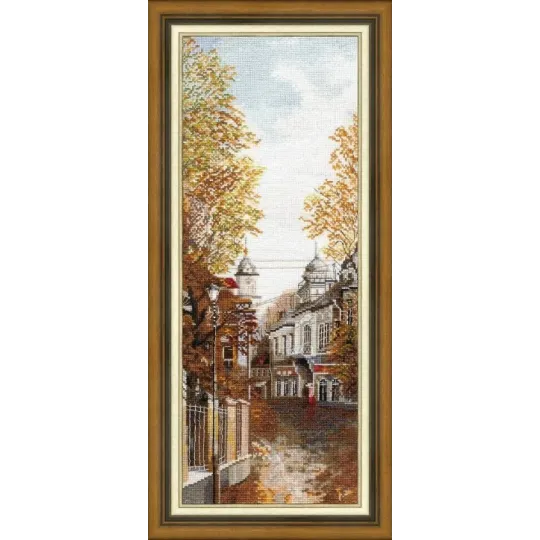 Набор для счетного креста "Центральная улица" 14,8x40,8 см S/GM055