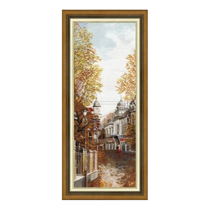 Набор для счетного креста "Центральная улица" 14,8x40,8 см S/GM055