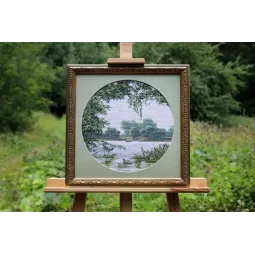 Counted cross stitch kit "Light Lake" 31.7x31.7 cm S/VM039