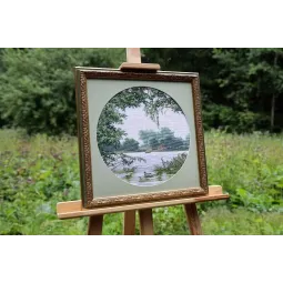 Counted cross stitch kit "Light Lake" 31.7x31.7 cm S/VM039