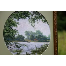 Kit de point de croix compté "Lac Lumineux" S/VM039