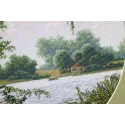 Counted cross stitch kit "Light Lake" 31.7x31.7 cm S/VM039